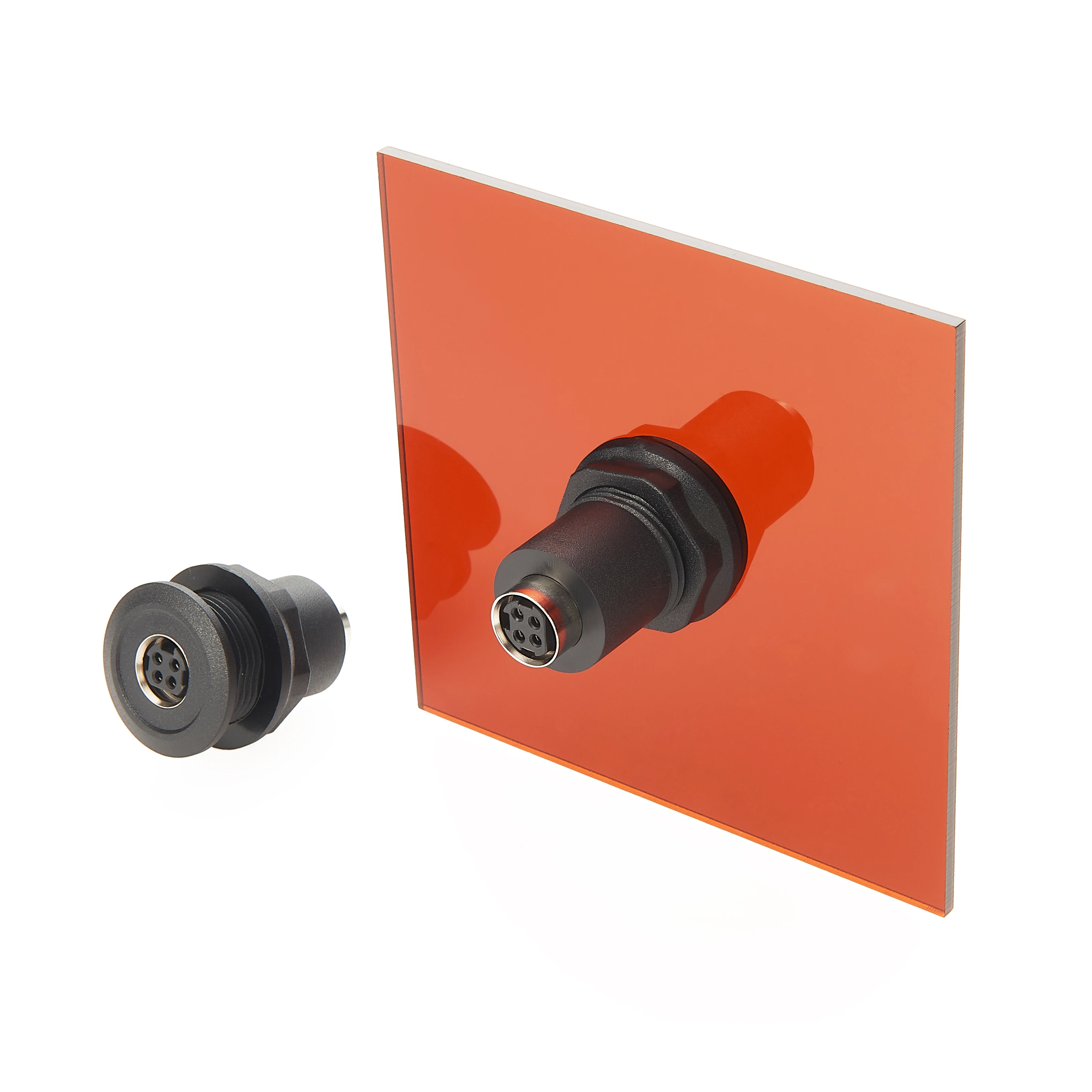 Power Din 4Pin конвертер мама-мама светодиодный светильник мощность адаптера питания