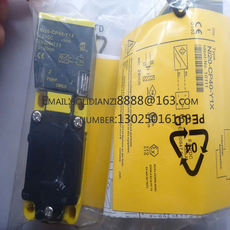 Новый в наличии датчик приближения высокого качества NI20-CP40-Y1X/S97 /S100 NI35-CP40-VP4X2