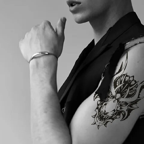 Водостойкая Временная тату-наклейка, натуральная здоровая женская наклейка, 1 лист, бесплатная доставка, товары с драконом, тату для мужчин