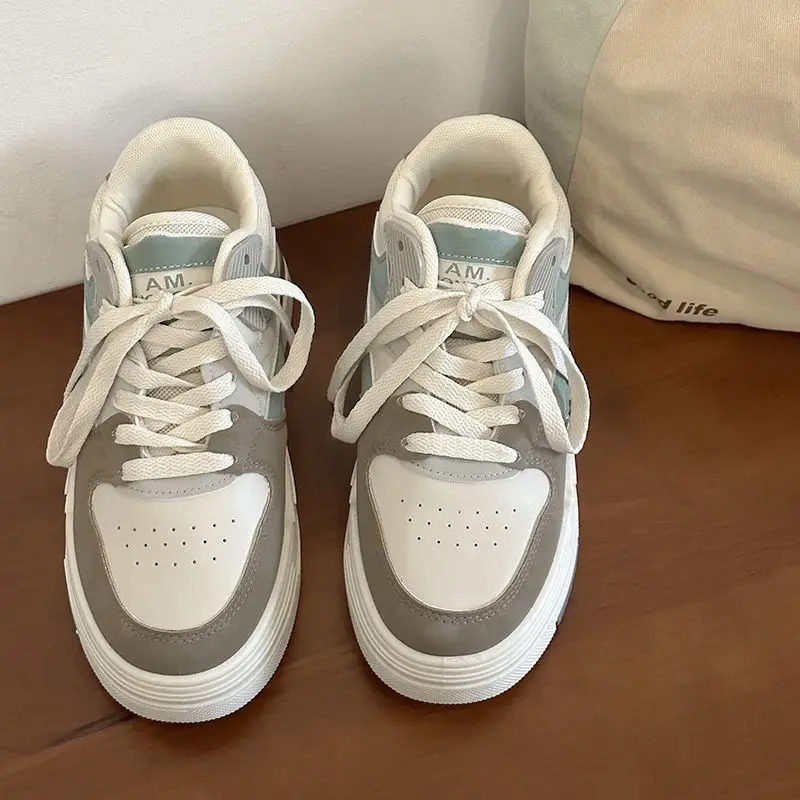 Harajuku Shoes Women Platform Sneakers Casual Flats Tennis Female Sports Vulcanize Black White Korean Footwear Spring