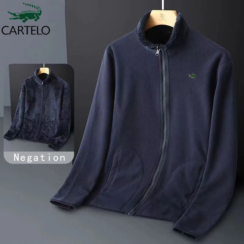 Брендовая модная одежда CARTELO мужская куртка для пары плюшевый кардиган пальто на