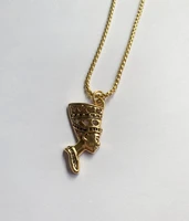 new hot sale fashion trend jewelry gold alloy punk gold egyptian pharaoh pendant necklace jewelry