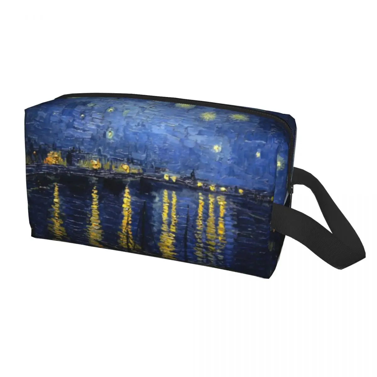 

Starry Night Over The Rhone Cosmetic Bag Women Kawaii Big Capacity Vincent van Gogh Makeup Case Beauty Storage Toiletry Bags