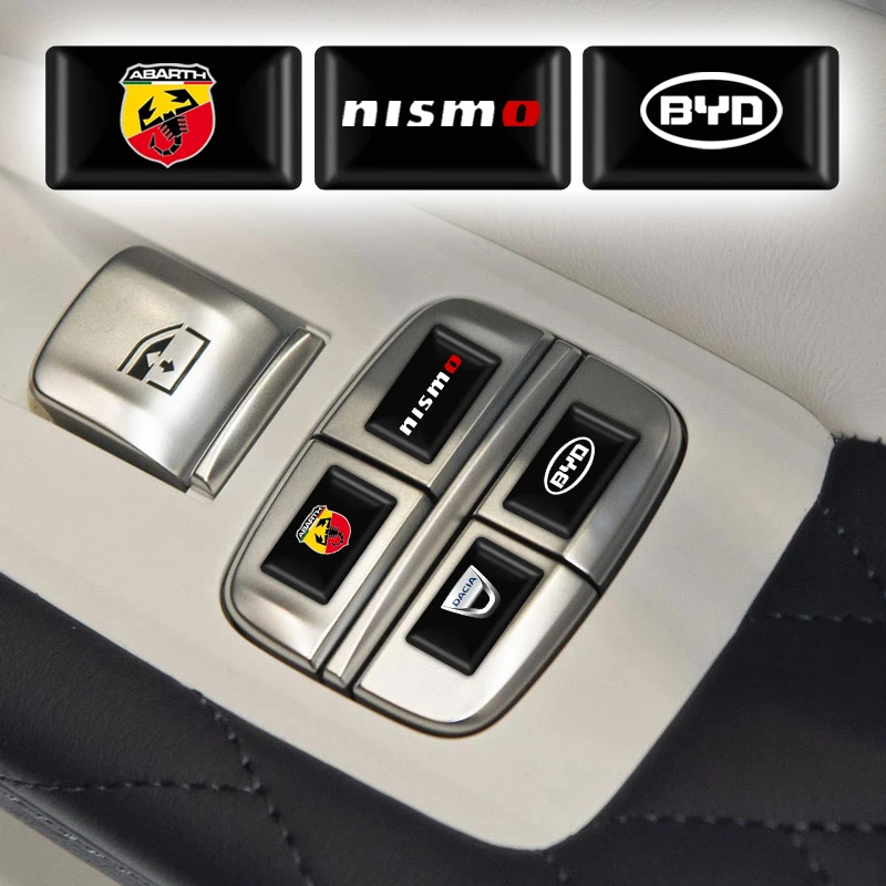 

10pcs New Car Stylings Small Decorative Badge Car Emblem Stickers for Audi TT J8 B8 A1 A3 A4 B5 B6 B7 A5 A6 Q5 C5 C6 C7 A7 A8 D3