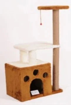 

Cat House Cat Hause Brown 97x55x40 cm Cat Scratching House 365671720