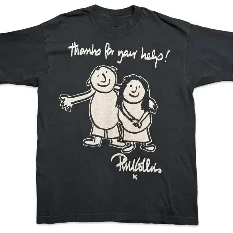 Фото Винтажная футболка Phil Collins Concert S 235Xl 11D195 №1