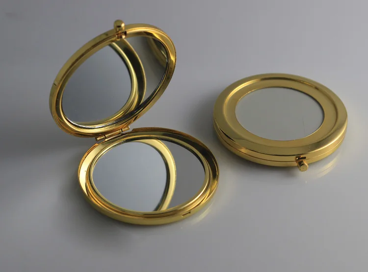 5 шт. компактное металлическое Мини Косметическое Зеркало сделай сам портативное