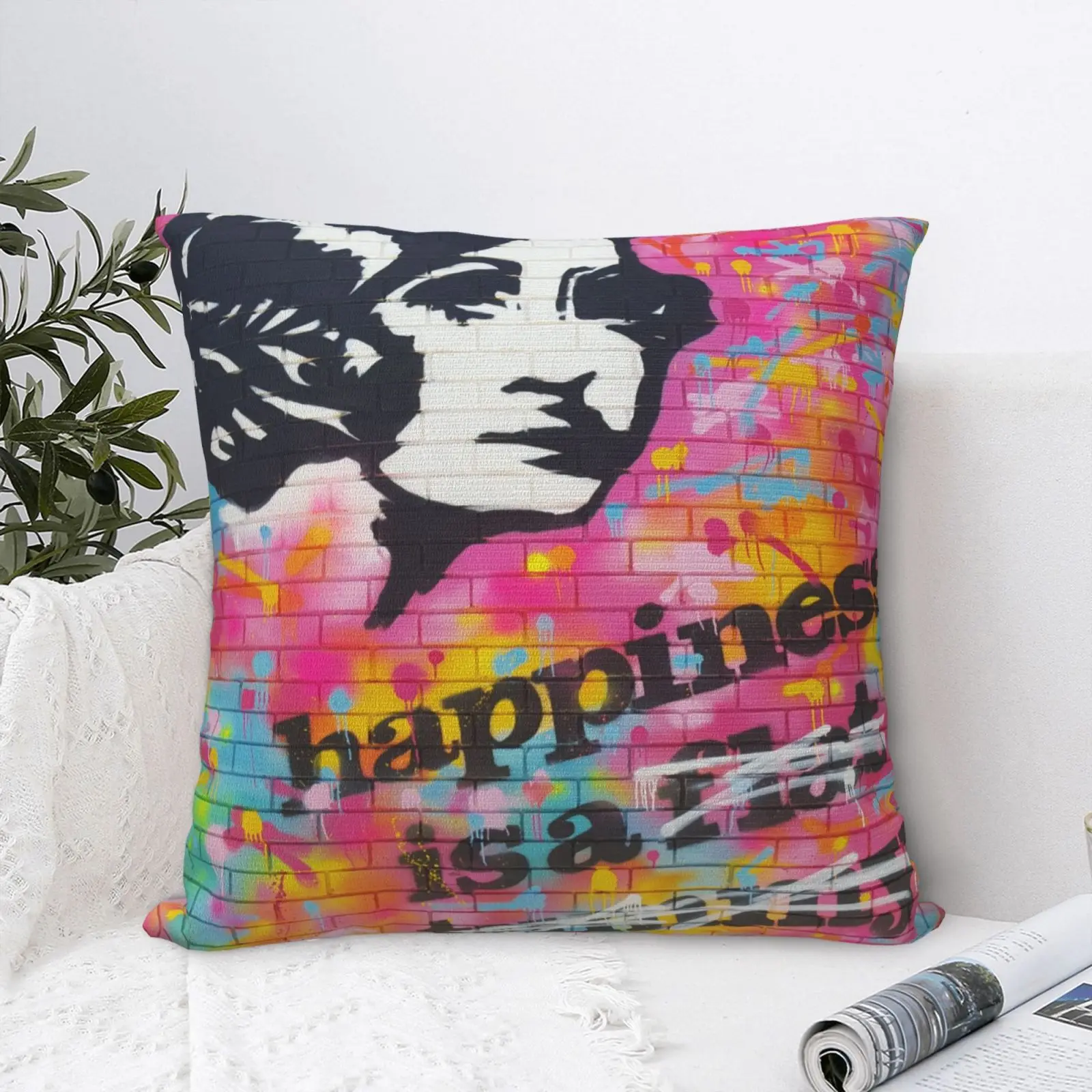 

Street Graffiti Art 8 Pillow Case Cushion Cover Pillow Cases Personalized Bedroom Cushion Pillowcases For Pillows Pillow Cover