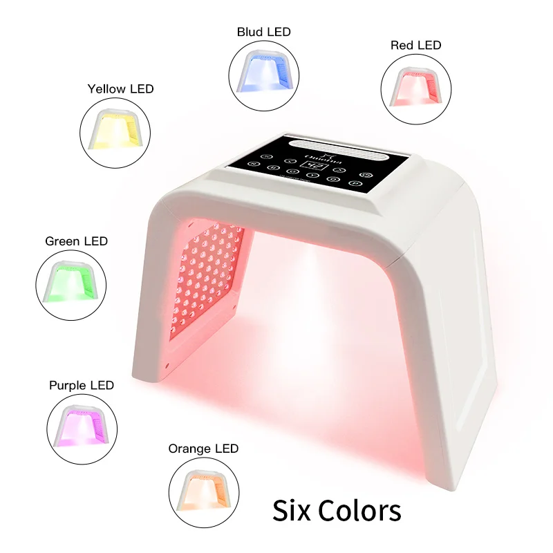 

Foldable 7 Color LED Photon Threapy Face&Body Mask Machine Salon Home Use Skin Rejuvenation Anti-Acne Lighten Freckle Skin Care