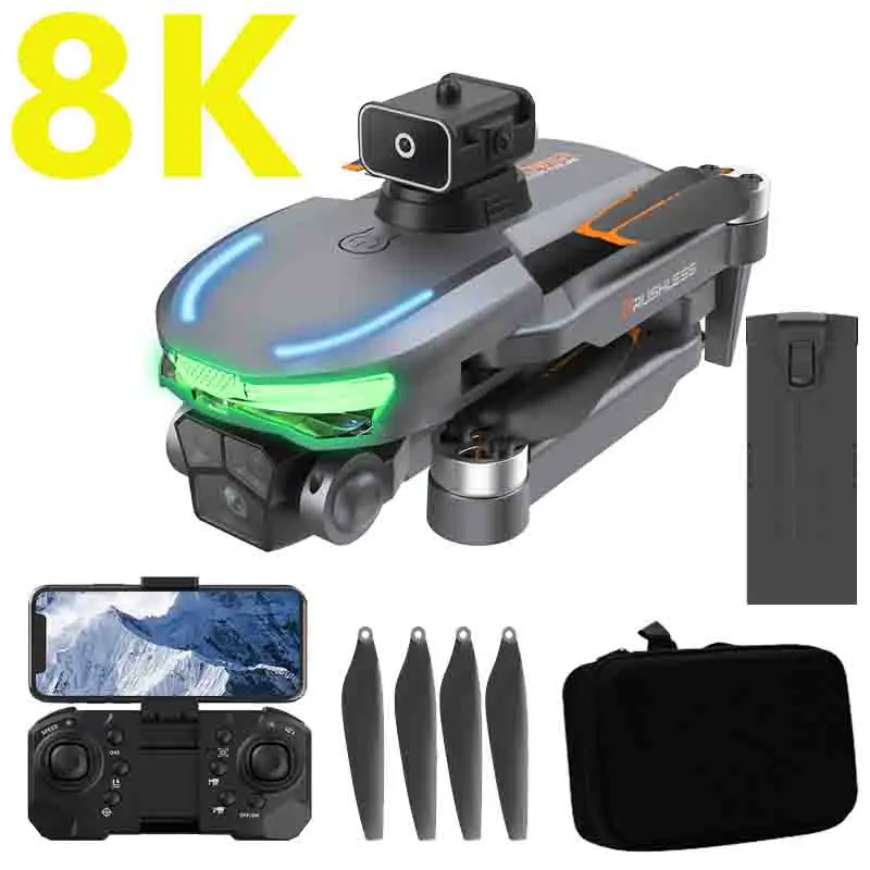 A17PRO Мини Дрон 8K Профессиональный 20 км FPV 4K Камера RC Quadcopte Предотвращение