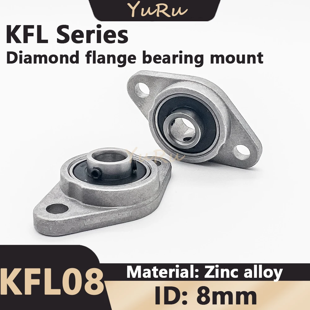 

KFL Series KFL08 KFL000 KFL001 KFL002 KFL003 KFL004 KFL005 KFL006 KFL007 Diamond Flange Bearing Mount Zinc alloy Bearing Block