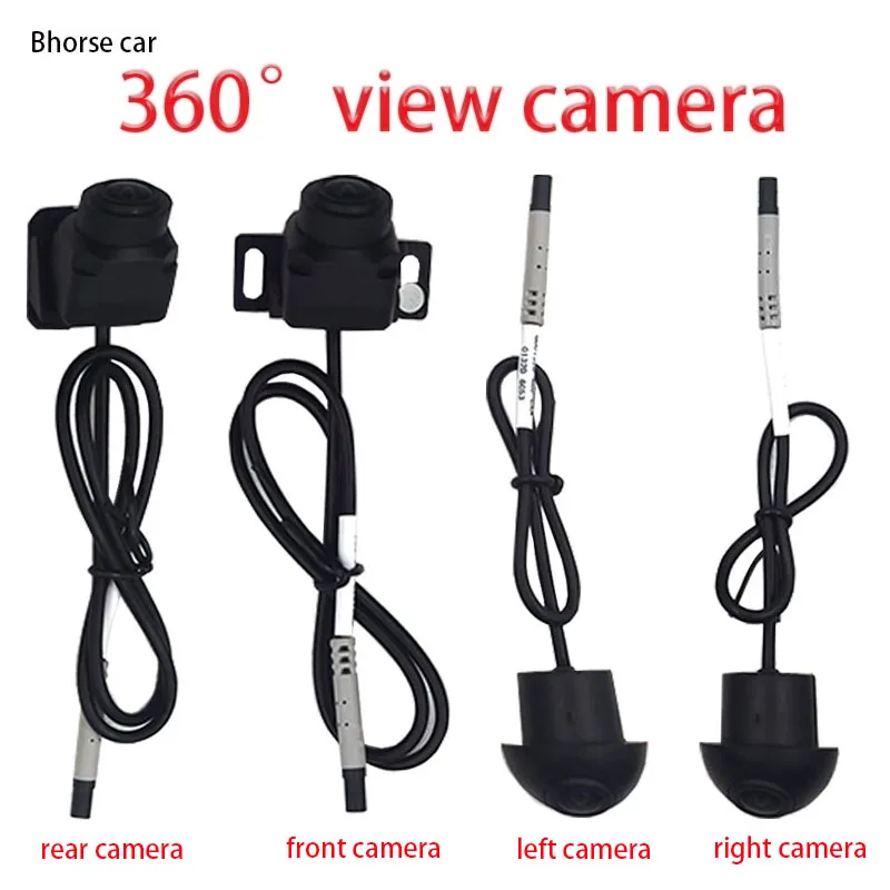 Suitable for car 360°view camera 4-way camera AHD720P/1080P no light night vision 3D image car reversing camera
