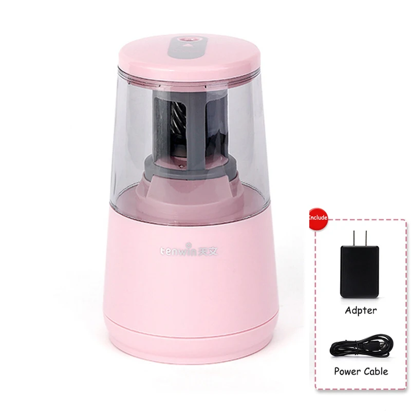 

Автоматическая электрическая точилка для карандашей Tenwin, заточка для цветных ручек, механические офисные и школьные принадлежности, канцелярские принадлежности