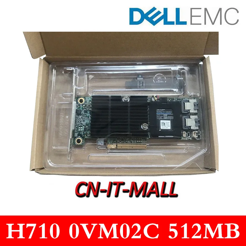 

Dell Original PERC H710 VM02C 0VM02C ADAPTER 512MB CACHE 6Gbp/s SAS controller raid PCIE