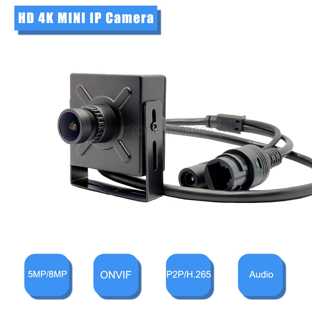 

HD 3MP/4MP/5MP/8MP 4K Mini IP Camera P2P Onvif Indoor Home Video Surveillance Security Camera Network Small IPCAM