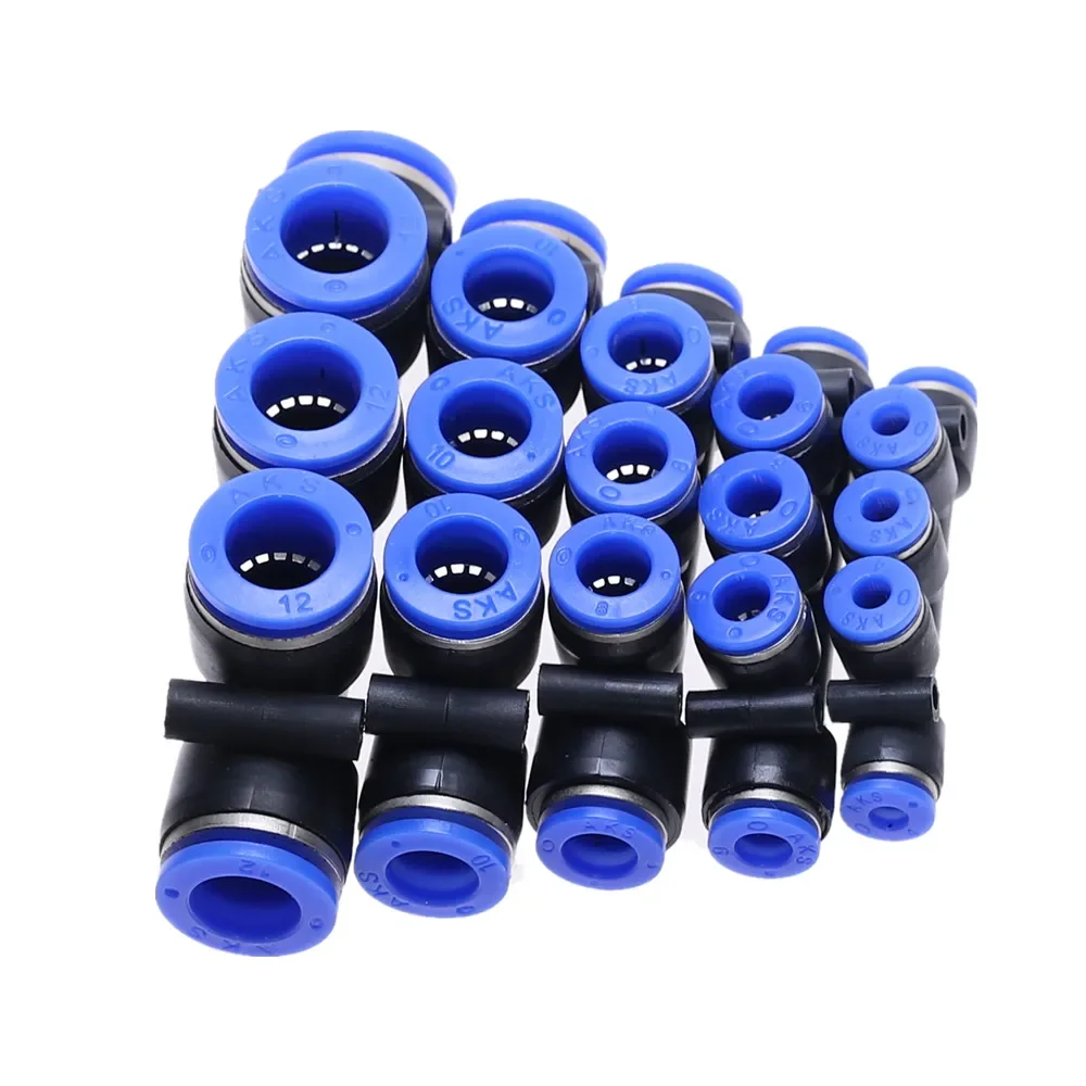 Пневматические фитинги PK 4 мм 6 8 10 12 5-ходовой быстрый соединитель для воздушных