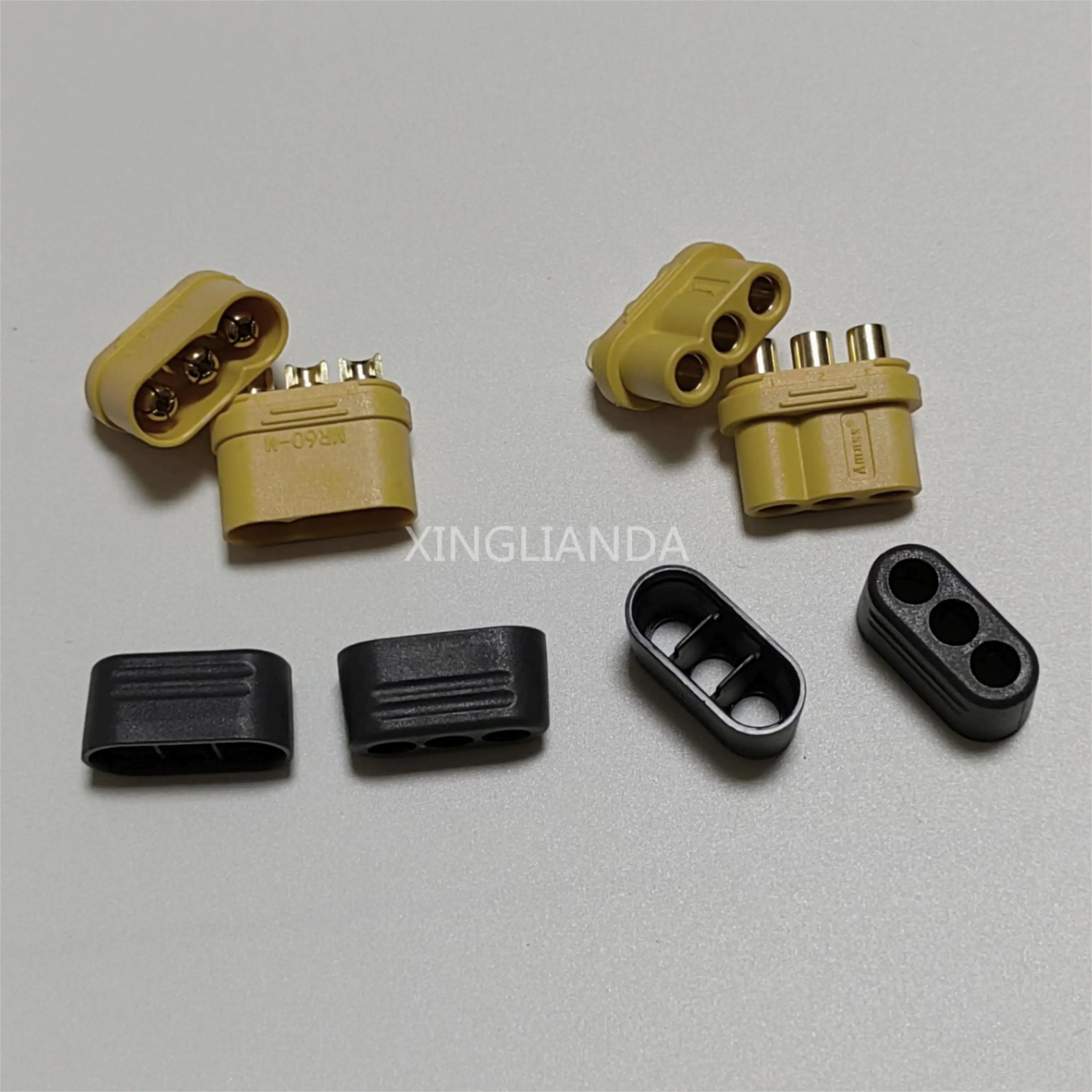 10 компл./лот штекер Amass MR60 3 5 мм 3-жильный разъем Т-образный интерфейсный с защитной