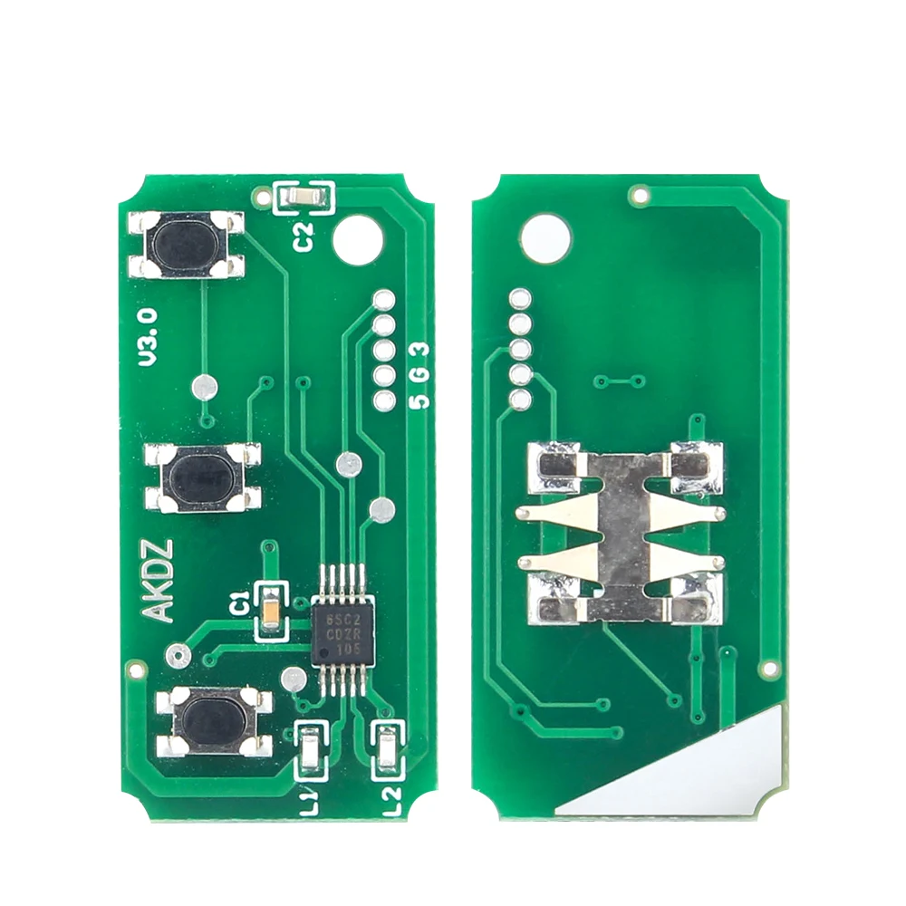 

Складной чехол KEYYOU для Ford Fiesta Focus 2 Ecosport Kuga Escape C Max Ka, 3 кнопки, брелок для ключей HU101/FO21