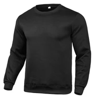 round neck sweater solid color long sleeve t shirt sweater
