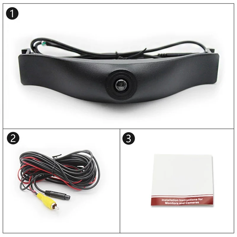 

Камера Переднего Вида CCD HD с логотипом автомобиля для Audi A6 A6L 2016 камера ночного видения