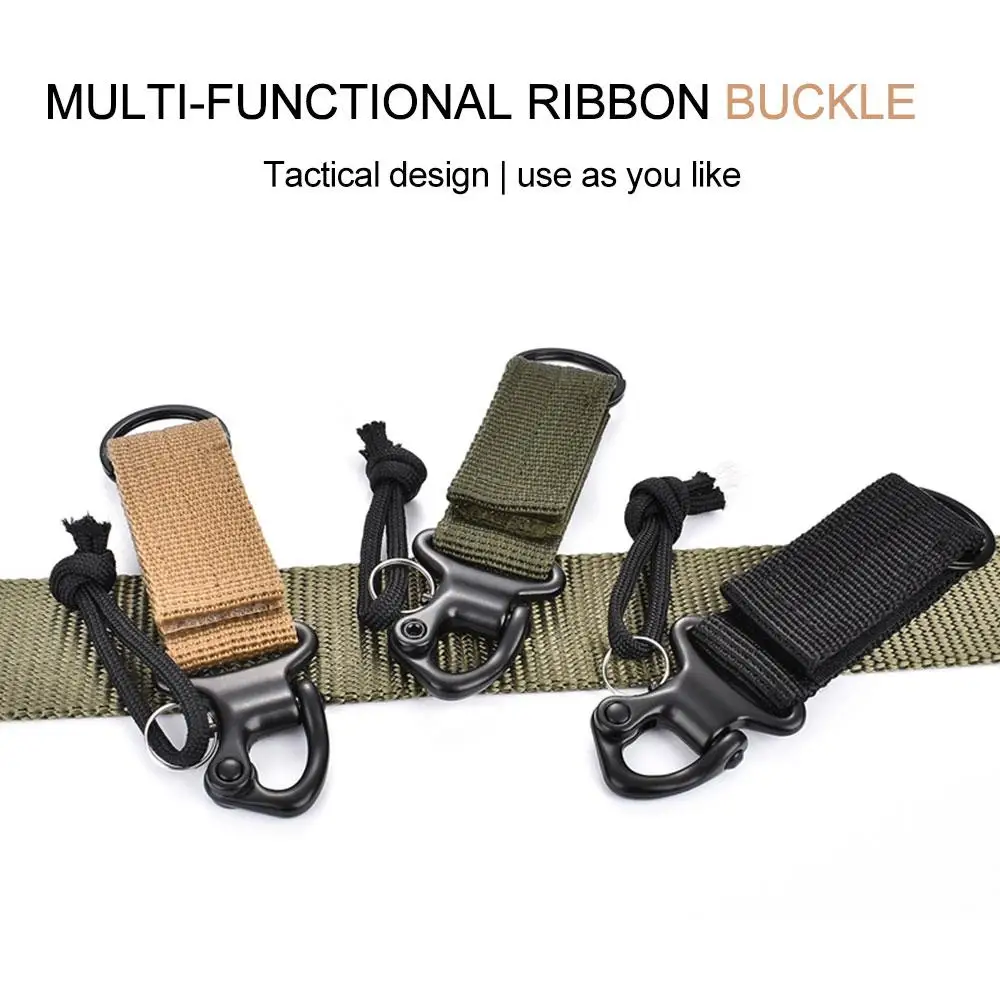 

Tactical Camping Carabiner Nylon Molle Army Backpack Key Hook Webbing Buckle System Belt Buckle Hanging Camping equipment
