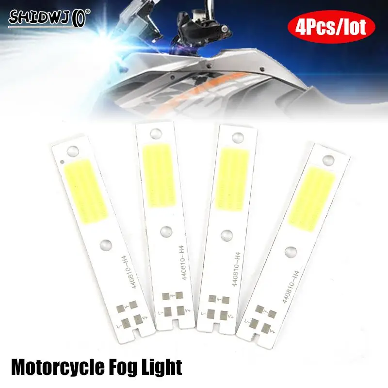 4PCS COB Chips For C6 LED Car Headlight Bulbs H4 H13 9004 9007 Auto Headlamp Light Source C6 COB Chip 6000K