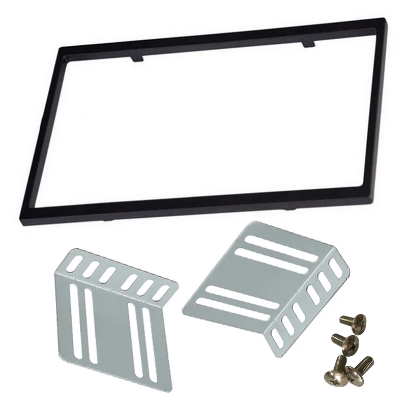 2din Plate Panel DVD Frame Aluminum+plastic Radio Tuner 160*178*53MM for Car Radio Fascia 7018B 7010B 8702 7023D 7010G 7018G