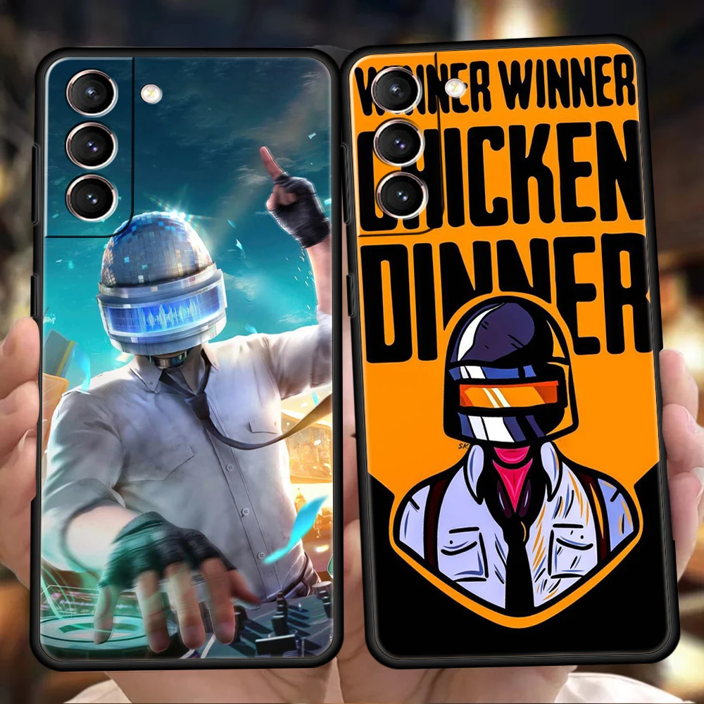 Game PUBG Phone Case For Samsung Galaxy S22 S20 S21 FE Note 20 10 Ultra S10 S10E S9 S8 M21 M22 M31 M32 Plus 5G Cover Fundas Bag