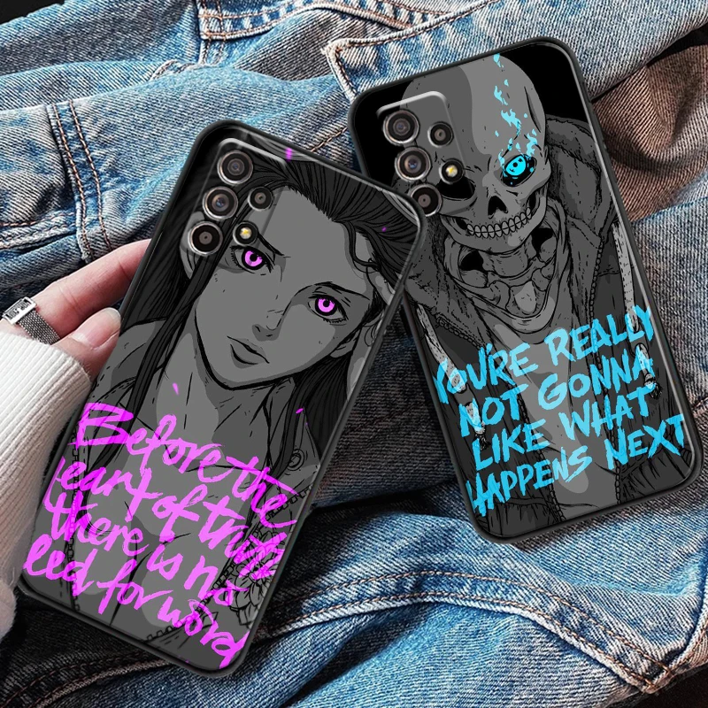 

ONE PIECE For Samsung M11 M12 Phone Case Black Soft Silicone Cover Coque Back