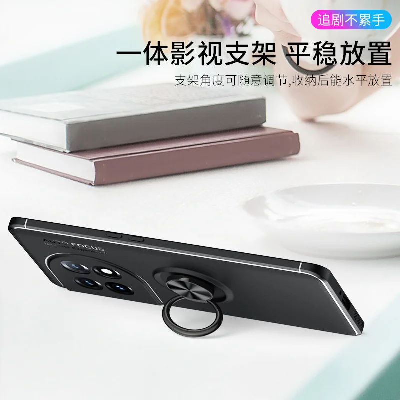 For Oneplus 11 Case For Oneplus 11 Cover Shell Coque Funda Megnet Stand Holder Soft Phone Bumper For Oneplus 11