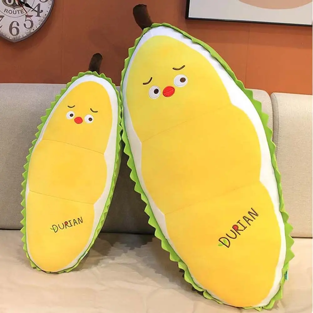 

Durian Yellow Chick Plush Pillow Funny Food Plushie Durian Stuffed Toys Stuffed Fruit Doll Fruit Plush Toys Plush Doll