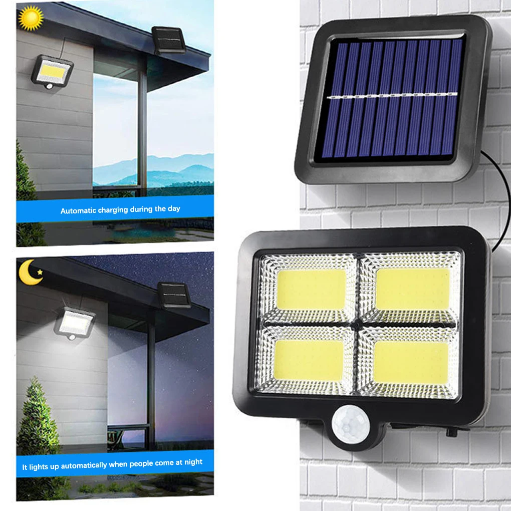 

Solar Powered Light IP65 Motions Sensor Garden Park Yard Driveway Courtyard Walkway Lawn Wall Road Landscape Lamp