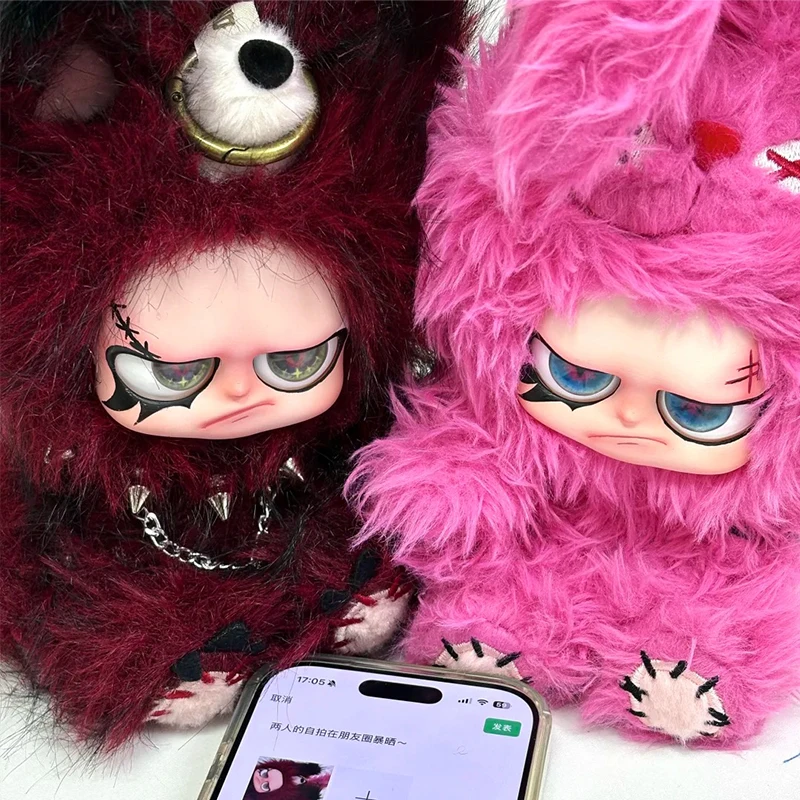 Фото DOKUNO Battle In Jungle Blind Box: Виниловые плюшевые фигурки-сюрпризы DOKUNO, темные аниме-куклы, подвески, коллекционные фигурки, игрушки-сюрпризы №5