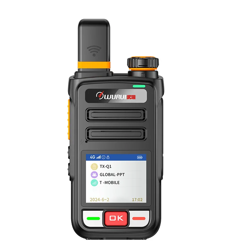 Wurui 4G N9 global-ptt POC walkie talkie интернет двухстороннее радио commutator Дальний диапазон GSM