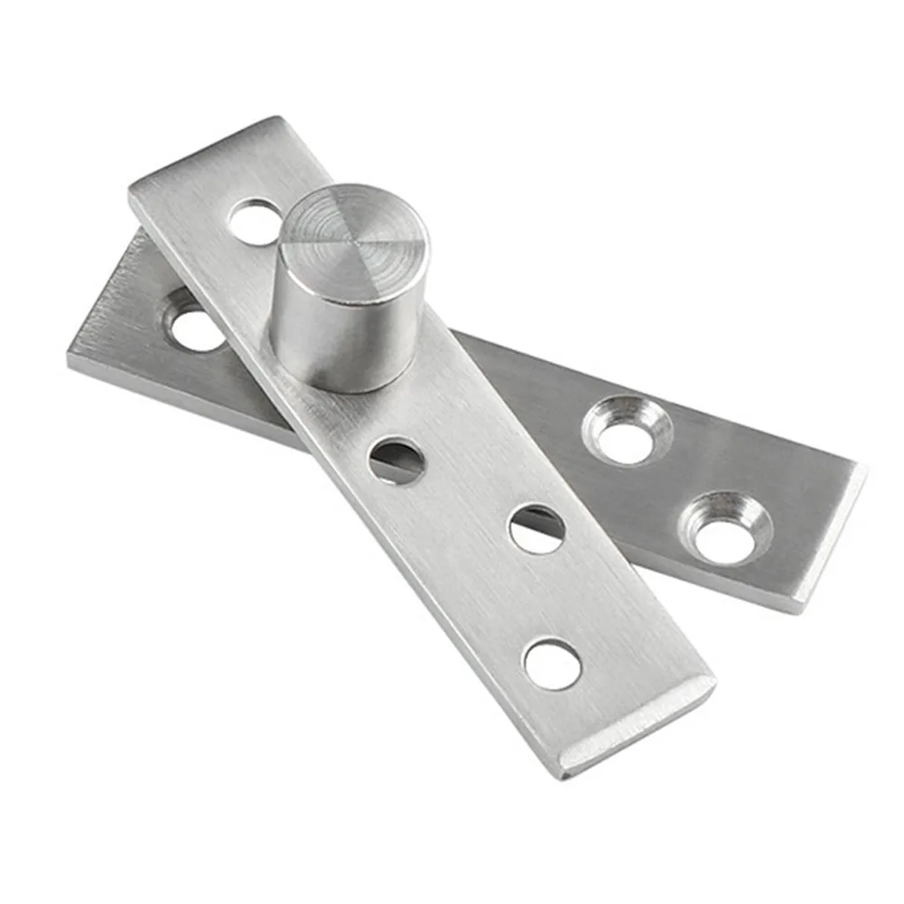 

1pc Stainless Steel Rotating Door Hinge 270 Degree Rotation Axis Up And Down Location Shaft Pivot Hareware Supplies