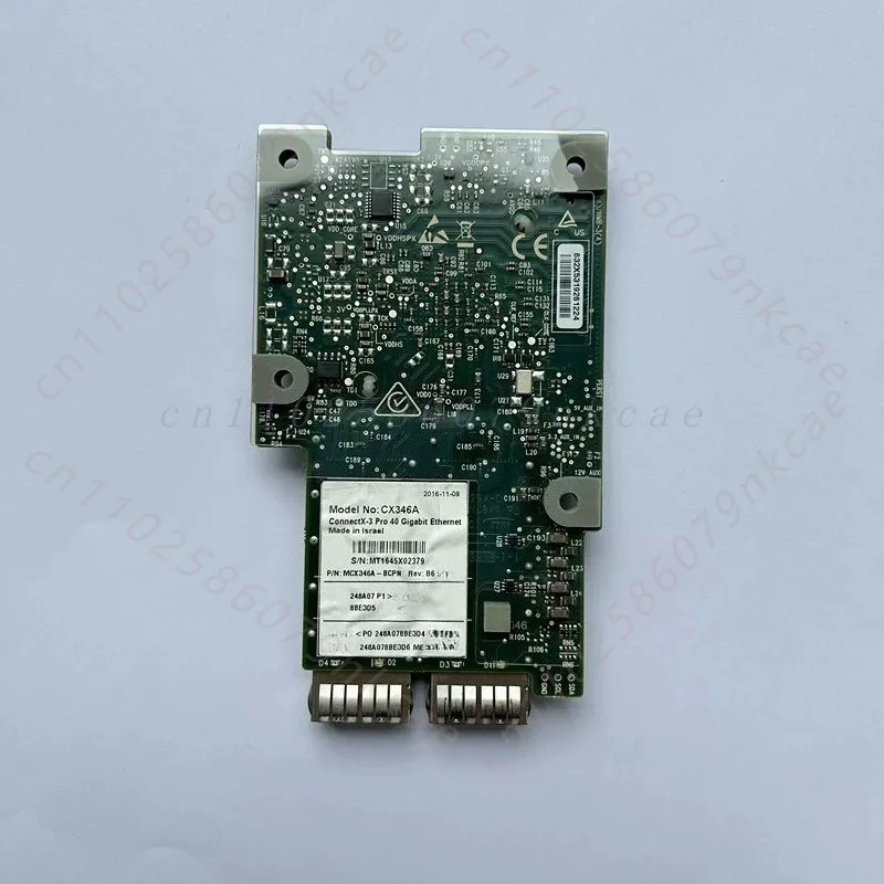 Фото Сетевая карта ConnectX-3 Pro OCP NIC MCX345A MCX346A 40G QSFP+ для оптоволоконных сетей, PCIe3.0 x8, RDMA, RoCE, Ethernet-адаптер для Mellanox №3