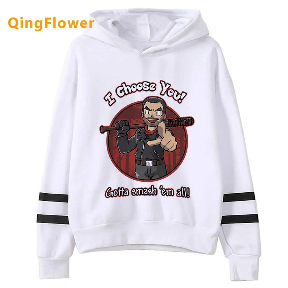 Толстовки Ходячие мертвецы Женские аниме готические y2k эстетические флисовые