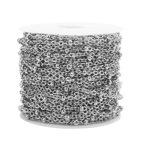 Металлические цепи для бижутерии из нержавеющей стали