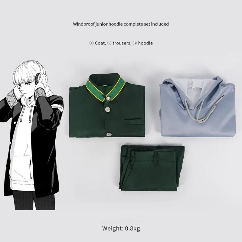 Сервер для косплея WIND BREAKER Sakura Yao Su Fang Hayabusa Fei Mei Gong аниме-сервер косплея! 1e