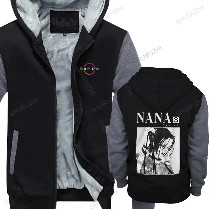 

Personality thick hoodie Men Nana Osaki hoody Soft Cotton sweatshirt Tops Graphic Japanese Harajuku Anime Manga fleece jacket