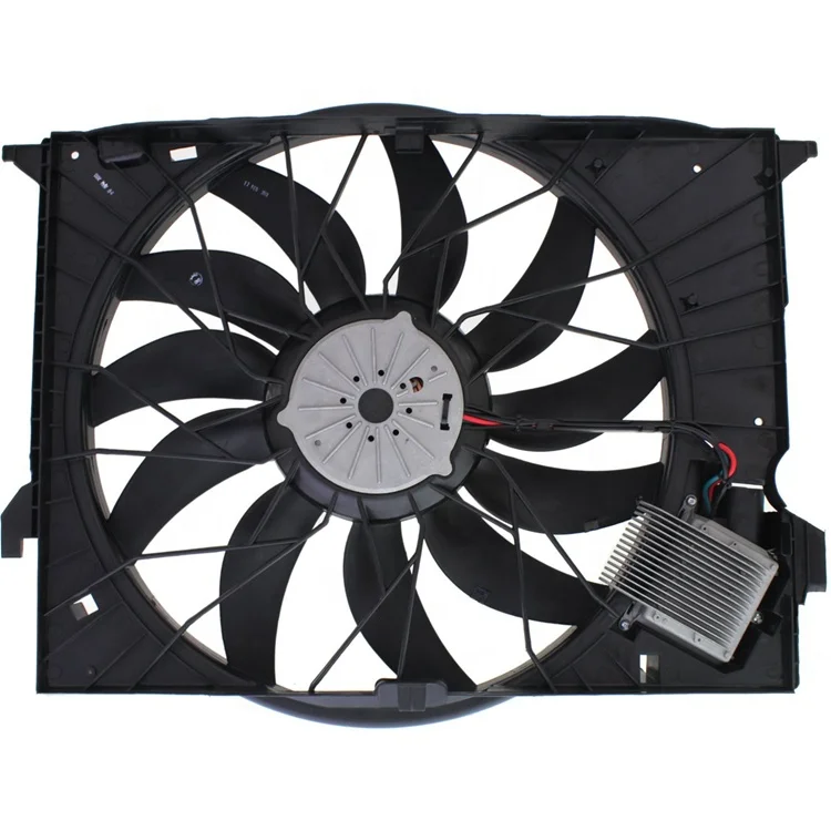 

W219 W216 Radiator Cooling Fan Assembly For Mercedes W211 W221 W209 Electric Engine Cooling Radiator Fan 2115001893 2115002293
