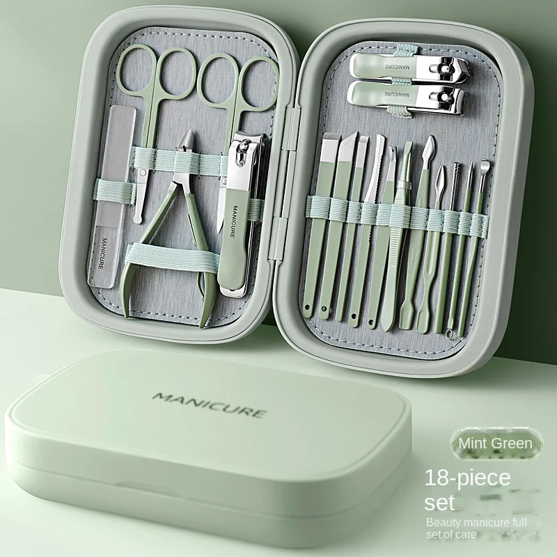 Nail tools full set of stainless poetry eagle beak manicure pedicure set nail clipper set