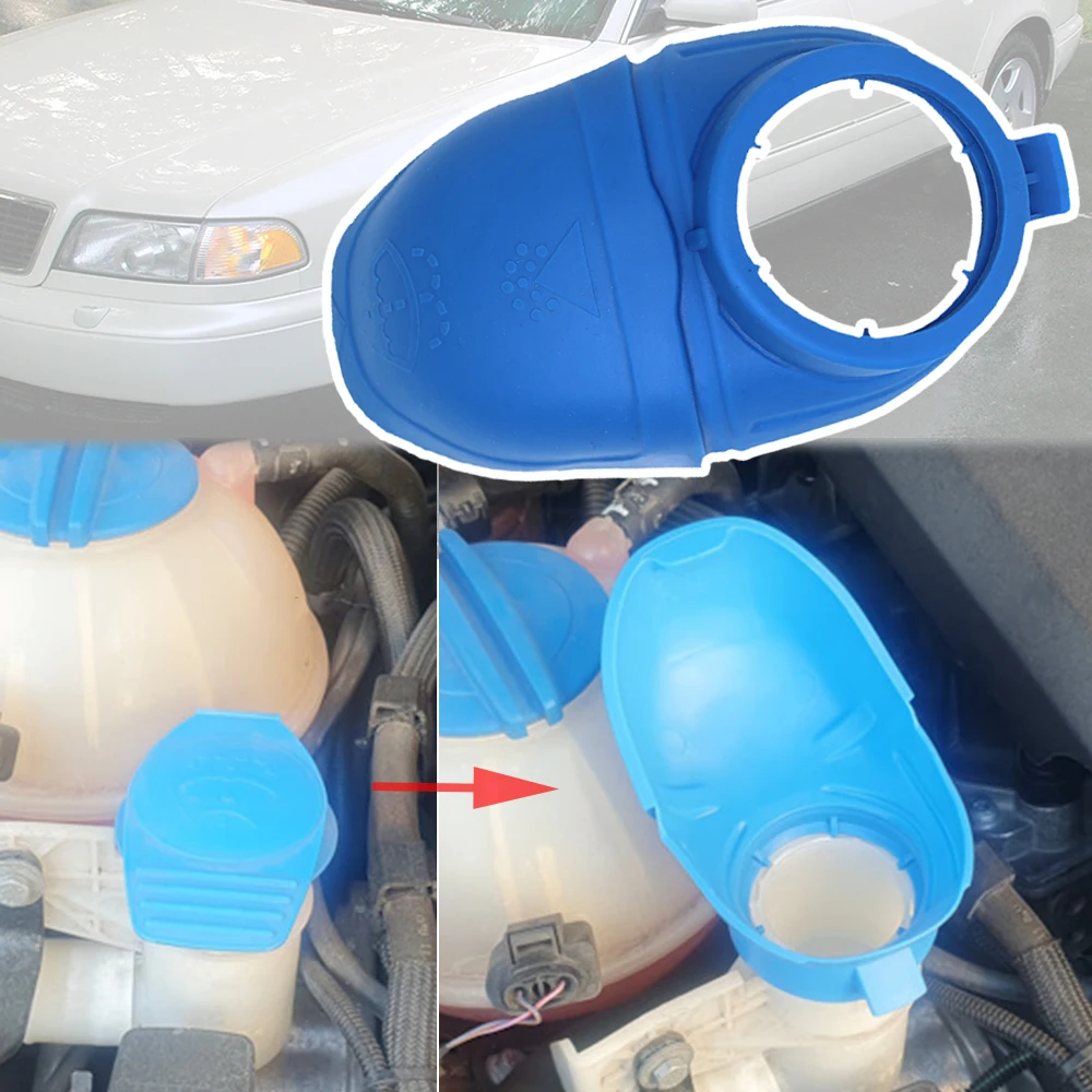 

Wiper Washer Fluid Reservoir Tank Cover Filler Cap Lid Screen Funnel For Audi A8 4D 4E 1994 1995 1996 1997 1998 1999 2000 - 2009