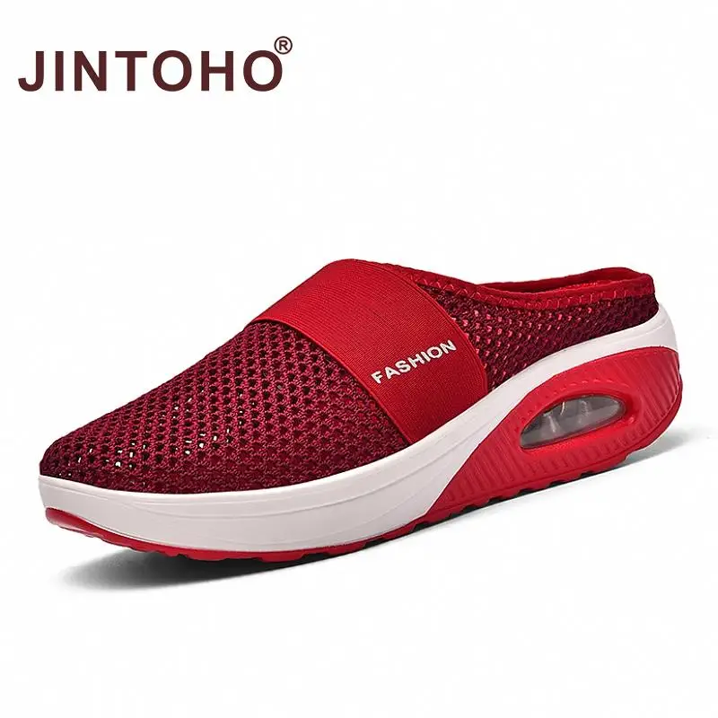 Женские туфли на платформе женские сланцы тапочки дышащая сетчатая легкая