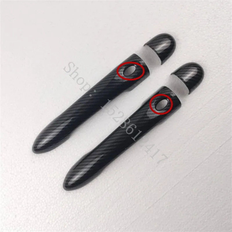 Декоративный накладка на дверные ручки автомобиля из карбонового волокна для Renault Clio IV 4 MK4 2012 2013 2014 2015 -2017.