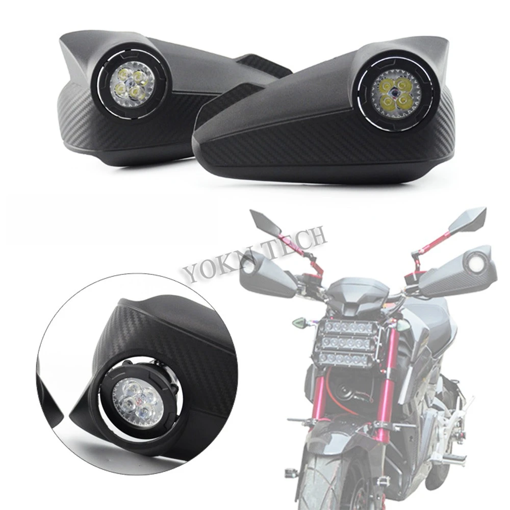 

Motorcycle Hand Guard Windshield With LED Light FOR HONDA NC 750S DCT CBR 1000RR SP VFR 800X CROSSRUNNER FOR YAMAHA C8 TMAX 300