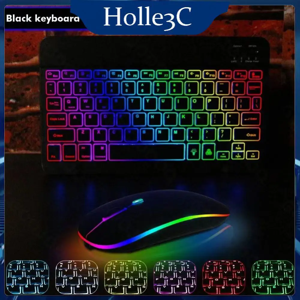 

For Ipad Samsung Huawei Wireless Keyboard Multi-device Compatibility Rgb Keyboard Professional Ultra-thin