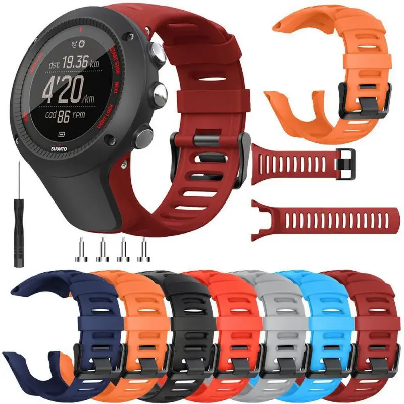 

Replace Comfortable Adjustable Silica Gel Wristband Fit Skin-friendly Easy To Clean Water Proof Harmless Universal Sports Strap