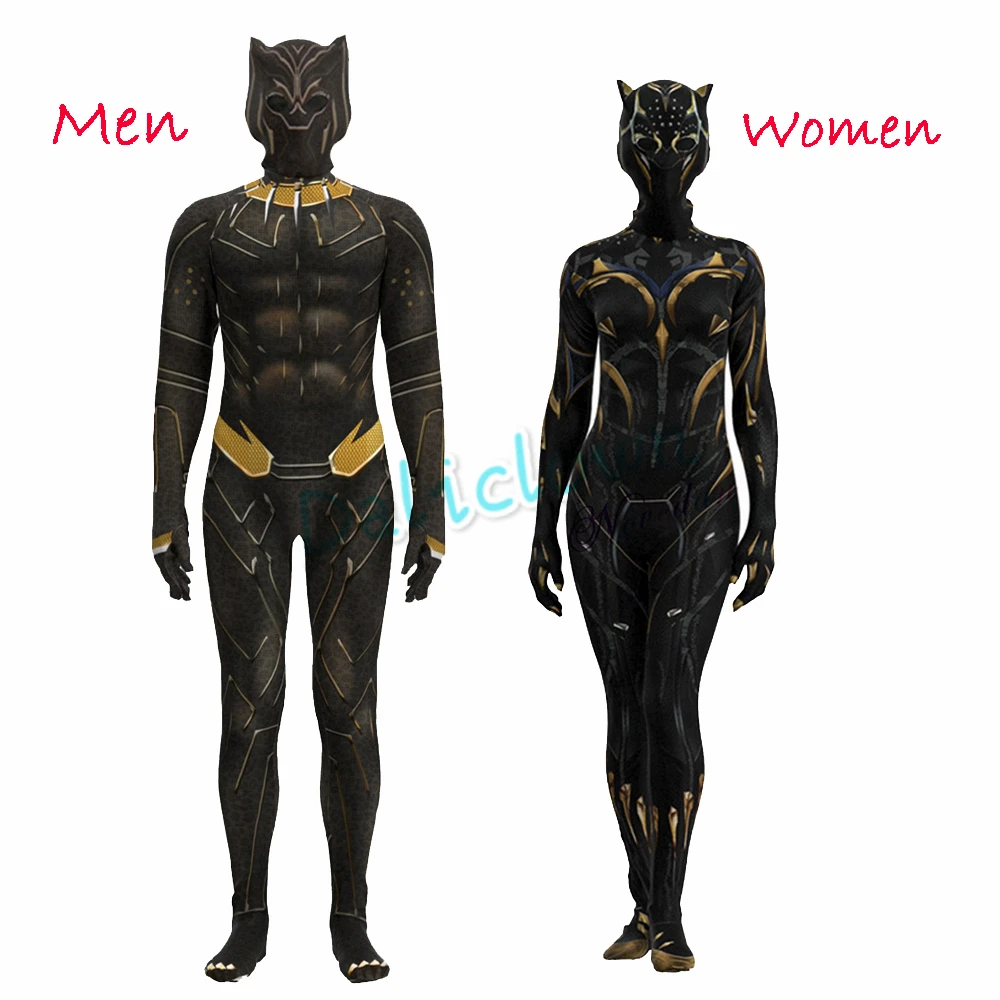 Panther 2 Wakanda Forever Superhero Black Shuri Cosplay Costume Suit Jumpsuit Bodysuit Halloween Costume For Women Men Kids