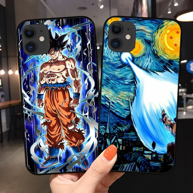 

Luxury Vegeta Anime Japan Phone Cover For iPhone 11 12 13 Pro Max X XR XS Max 6 6S 7 8 Plus 13Mini Black Soft Silicone TPU Case
